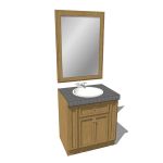 View Larger Image of Bathroom sink w/ drawers 01