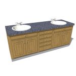 View Larger Image of Bathroom sink w/ drawers 02