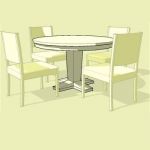 View Larger Image of Round Dining Table 