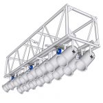 View Larger Image of 120" PreRigged Aluminum Truss