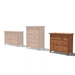 View Larger Image of IKEA Hemnes chests - textured