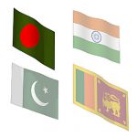 View Larger Image of Flags - South Asian