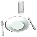 View Larger Image of Table place setting C01