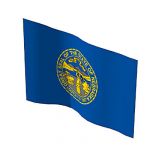 View Larger Image of US State Flags Mississippi - Nebraska