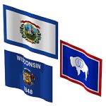 View Larger Image of FF_Model_ID4617_West_Virginia_flag_group.jpg