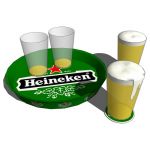 View Larger Image of Beerplate Heineken