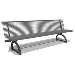 View Larger Image of Creative Pipe, Inc. Aero Bench with Back