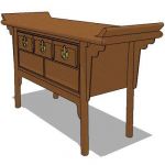 View Larger Image of oriental console table