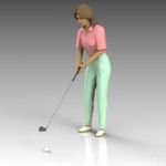 View Larger Image of Female golfers 1-4