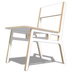 View Larger Image of Context Fruniture Truss Chair