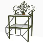 View Larger Image of Wrought iron bedroom set 03