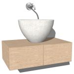 View Larger Image of Boffi I Fiumi washbasins collection