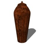 View Larger Image of Hacienda metal urn set