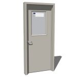 View Larger Image of Metal single panel doors