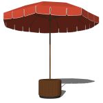 View Larger Image of Palmetto umbrella stand covers